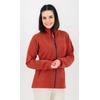 Fleecejacke DEPROC ACTIVE "WAWA BAY", Damen, Gr. 48 (XL), rot (chilli), 100% Polyester, sportlich, Langarm gerader Abschluss, Jacken, auch in großen Größen erhältlich