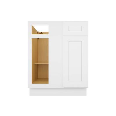 HOMLUX 36 in. Shaker White Ready to Assemble Blind Bases Kitchen Cabinet
