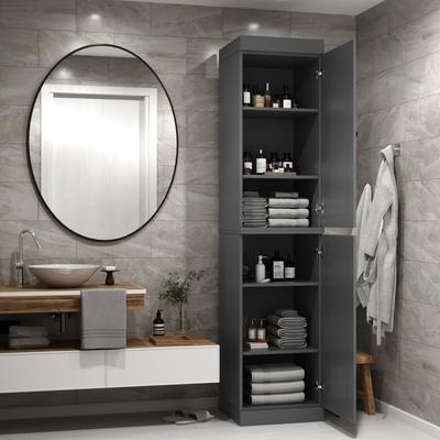 100% Solid Wood 16.5" Bathroom Cabinet with Optional Doors by Palace Imports