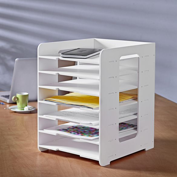Schreibtisch-Organizer mit 7 Fächern Image