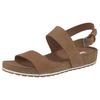 Sandale TIMBERLAND "Malibu Waves 2Band Sandal", Gr. 40, braun, Leder, sportlich, Schuhe