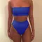 Ensemble Bikini grande bretelles été dame maillot de bain maillots de bain femmes maillots de bain sans manches maillot de bain pour les Sports nautiques