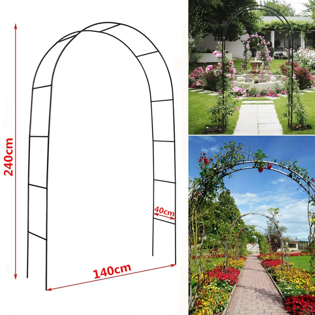 Arche de jardin en treillis pour plantes grimpantes, arc de mariage T1, jardin extérieur, pelouse, arrière-cour.