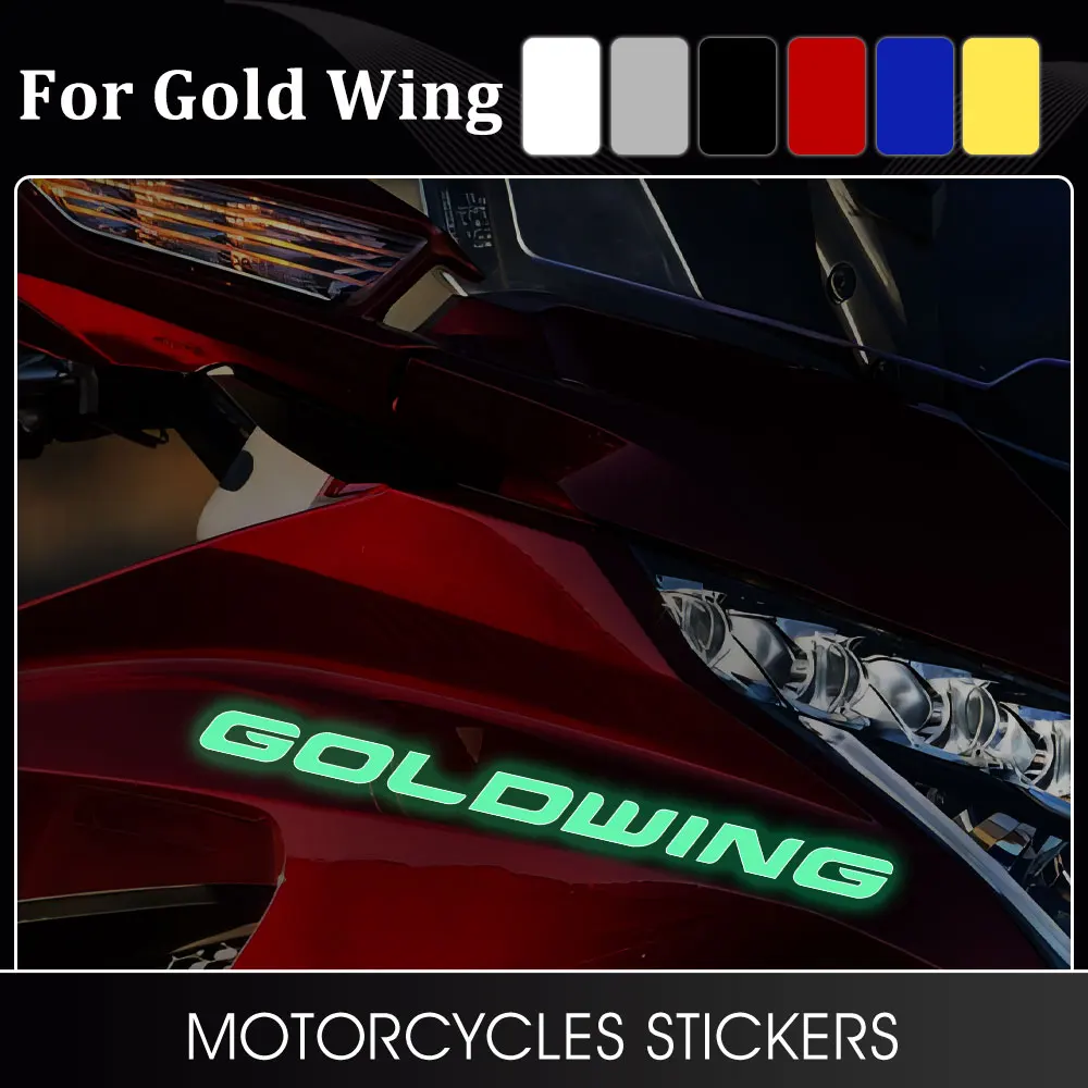 Motorrad Glow Aufkleber Aufkleber Gold Wing Zubehör 1800 für Honda Goldwing GL1800 GL1500 GL1200 GL1200 1500 2012 2018 2023 Image