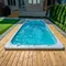 Piscine familiale en plastique renforcé de fibres de verre, vente en gros, source chaude, piscine