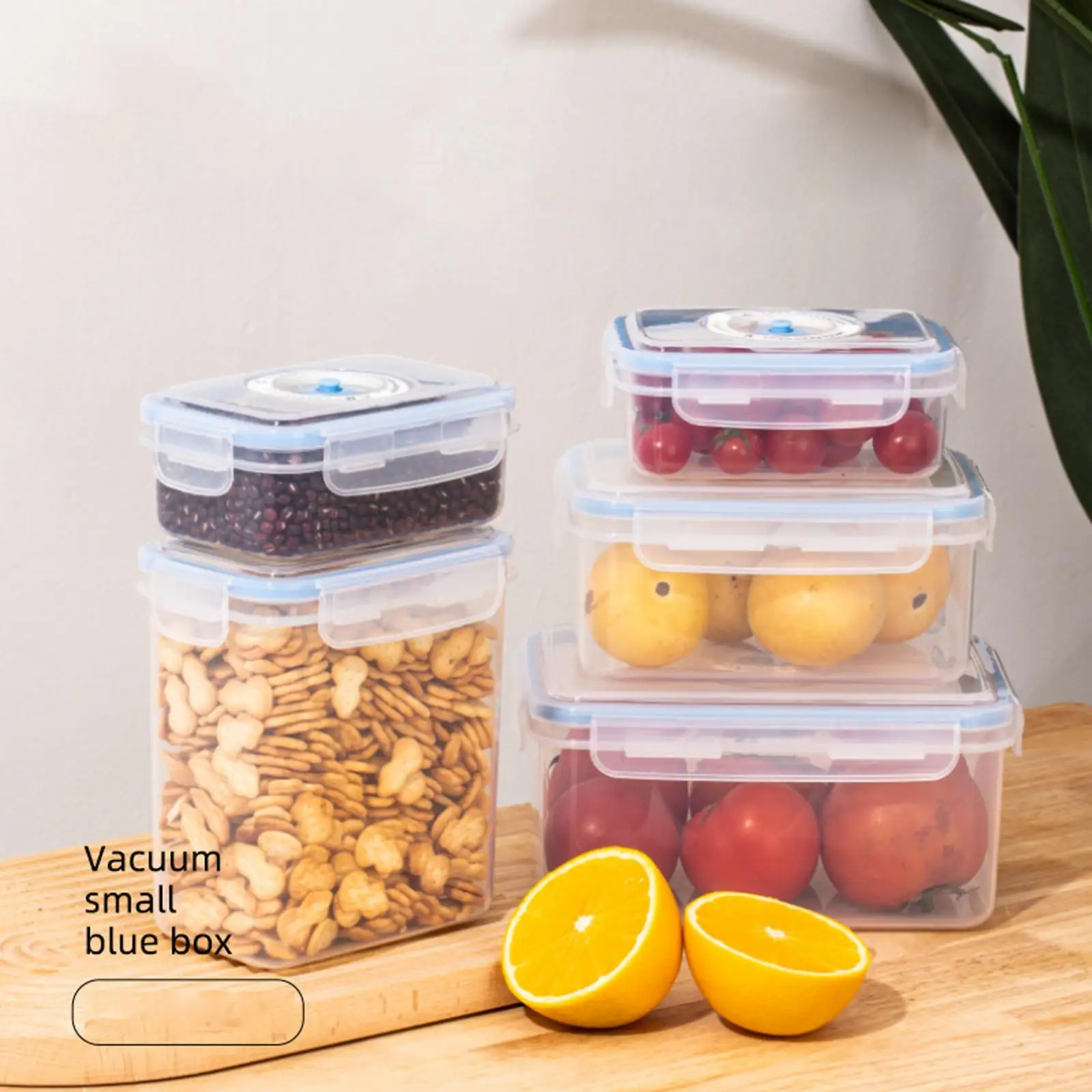 Récipient alimentaire scellé sous vide, conteneur de stockage des aliments portable, boîte de conservation des aliments frais pour la cuisine, les repas, les salades, les fruits, le riz