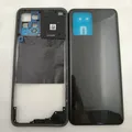Per Oppo Realme 8 4G 5G RMX3085 RMX3241 Telaio centrale Alloggiamento Lunetta + Coperchio batteria Porta posteriore Custodia posteriore Sostituisci