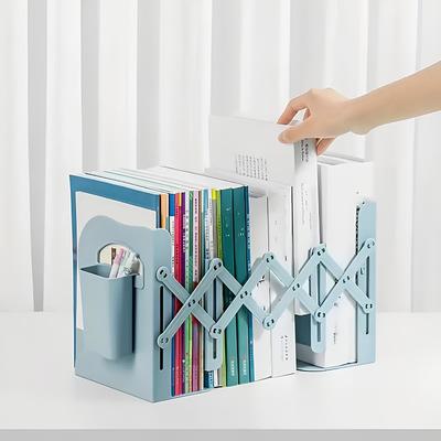 Retractable Book Stand Bookend Book Holder Book Clip Stretch Book by Book Flapper Shrink Book Shelf