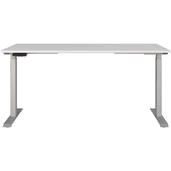 Germania-Werke Schreibtisch höhenverstellbar (elektrisch) »Jet« 160 cm grau, 160x120x80 cm