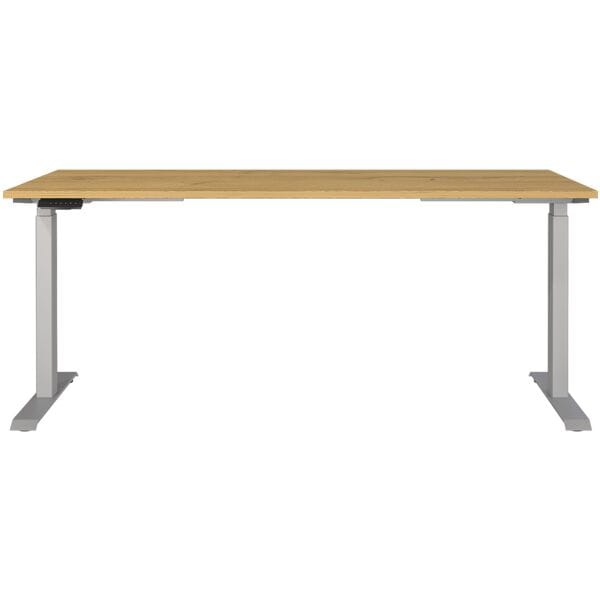 Germania-Werke Schreibtisch höhenverstellbar (elektrisch) »Jet« 180 cm grau, 180x120x80 cm Image