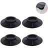 Litzee - Amortisseur de vibrations pour lave-linge, pack de 4 amortisseurs de vibrations