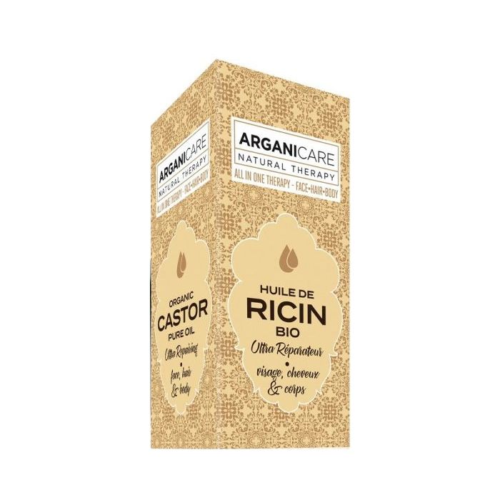 Arganicare - Olio di ricino biologico 3-1 50 ml Fluido