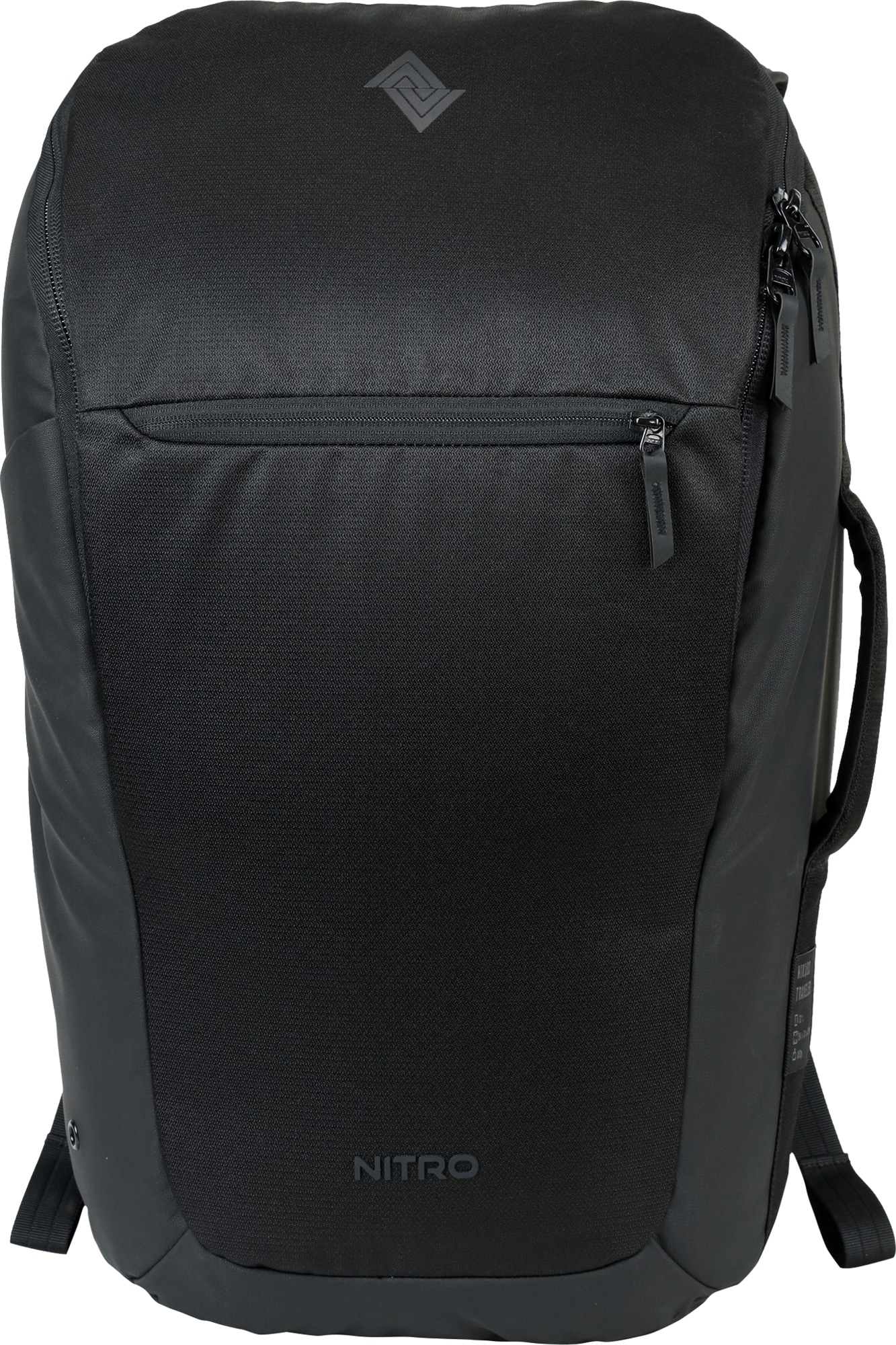 Freizeitrucksack NITRO "Nikuro Traveler", Gr. B/H/T: 31cm x 54cm x 21cm, schwarz (boxed schwarz), Nylon, Polyester, Polyethylen, Rucksäcke Freizeitrucksack, Reisetasche, Travel Bag, Alltagsrucksack, Daypack