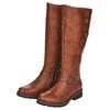 Winterstiefel REMONTE, Damen, Gr. 45, XL-Schaft, braun, Lederimitat, klassisch, Schuhe, Blockabsatz, Langschaftstiefel, Wechselfußbett, XL-Schaft