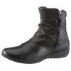 Stiefelette JOSEF SEIBEL "Naly 24", Damen, Gr. 40, schwarz, Leder, casual, Schuhe, Reißverschluss Stiefel, Winterstiefelette mit zwei Reißverschlüssen