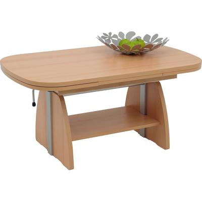 Couchtisch HELA "Fabian", braun (buche), Tische, Couchtisch, mit Funktion, ausziehbar und höhenverstellbar Image