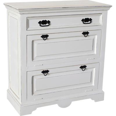 Schuhschrank SIT "Toledo", weiß, B:85cm H:90cm T:40cm, Holz teilmassiv, Schränke Image