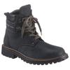 Winterboots JOSEF SEIBEL "ADELBODEN", Herren, Gr. 40, schwarz, Nubukleder, klassisch, Schuhe, mit gepolstertem Schaftrand
