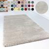 Hochflor-Teppich ESPRIT "Relaxx ESP-4150" Gr. 6, grau (hellgrau, creme), B:200cm H:25mm L:290cm, Kunstfaser, Teppiche, Wohnzimmer, sehr große Farbauswahl, weicher dichter Hochflor