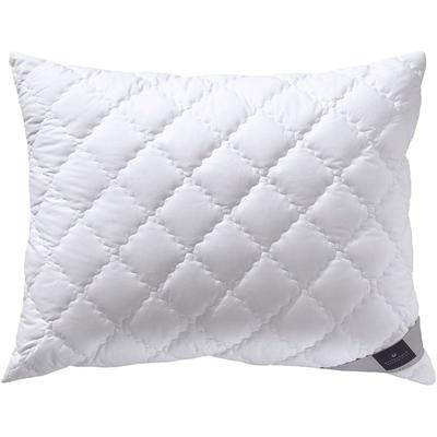 Synthetikkopfkissen BILLERBECK "520 ALCANDO, Kissen bauschkräftig", weiß, B:70cm L:90cm, Bezug: 100% Baumwolle. Füllung: 100% Polyester, Kopfkissen, Die strapazierfähige und kuschelige Faserdecke Image