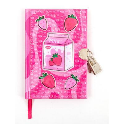 Strawberry Milk Rhinestone Diary