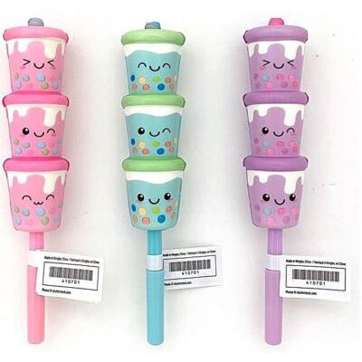 Stacked Squishy Bubble Tea Pen (Assorted)