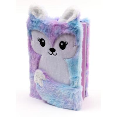 Plush Tie-Dye Fox Journal