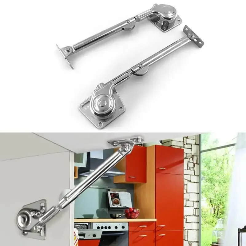 2 pz Soft Close armadio da cucina cerniera idraulica mobili armadio porta cerniera mobili sollevare patta soggiorno supporto Hardware
