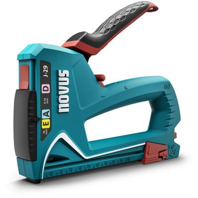 Handtacker J-29 für 6 -14 mm Tackerklammern und 16 mm Tackernägel Hammertacker - Novus Image