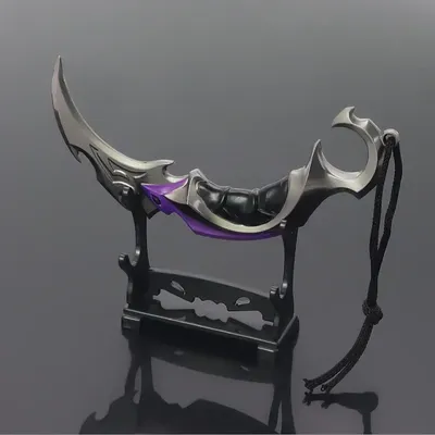 Valorant Waffe Nahkampf Reaver Karambit Messer 15 cm Metall Spiel Peripherie katana samurai Schwert Image