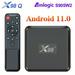 ZYTKWT X98Q Android TV Box Android 11 Amlogic S905W2 Support 4K HD AV1 Streaming Media Player 8GB