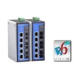 Moxa EDS-408A-3M-ST-T Ethernet Switch 8 Port Managed 3 Multi-Mode ST Wide Temp EDS-408A Series