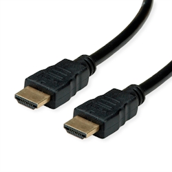 ROLINE RM HDMI High Speed Kabel mit Ethernet, schwarz, 3 m Image