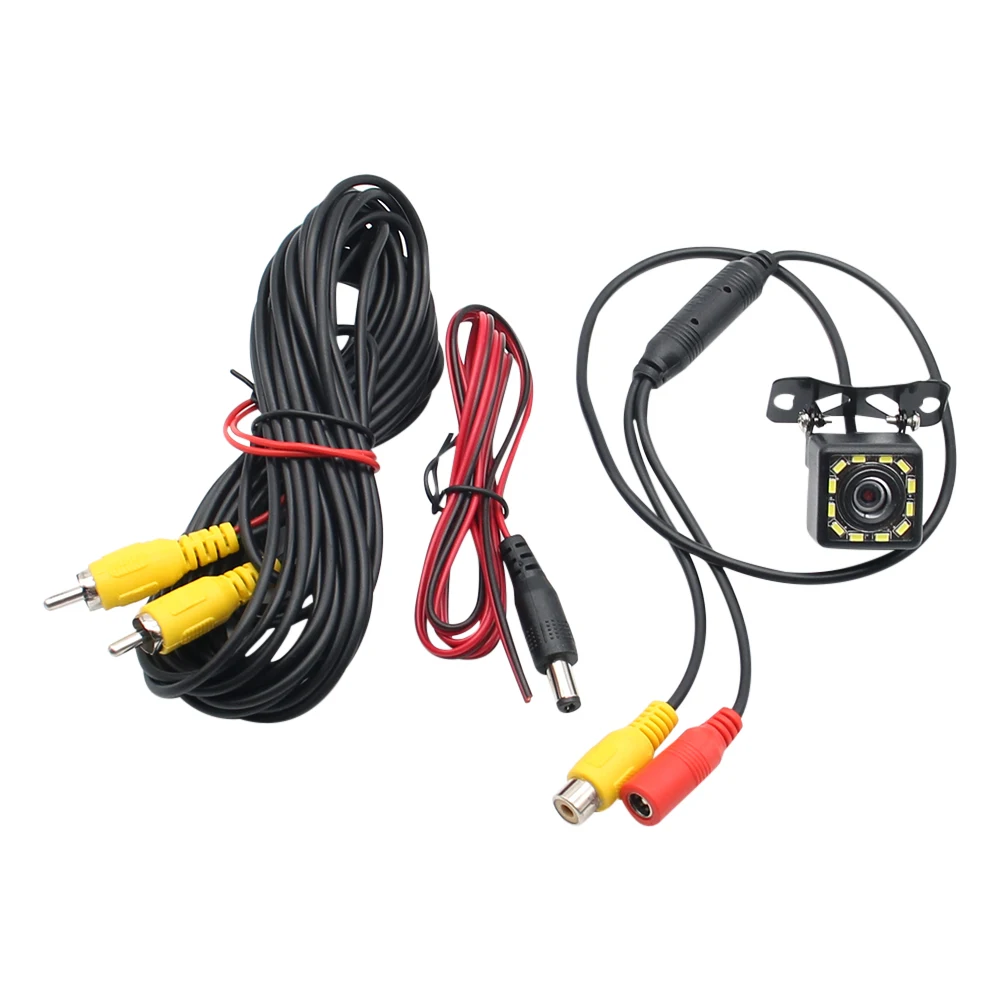 Weitwinkel HD Auto Rückfahrkamera Rückansicht Video Fahrzeug Kamera Backup Reverse Kamera 4/8/12 LED Nachtsicht parkplatz Kamera Image