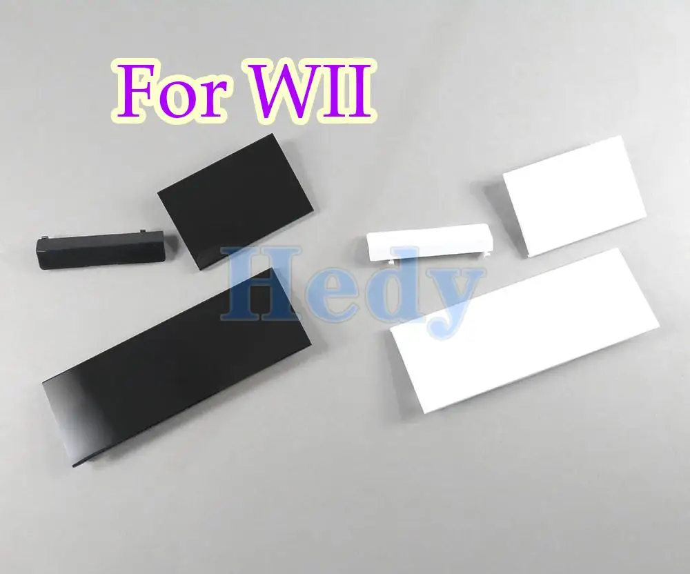 10 Sets Kunststoff-Speicherkarten-Schlitzabdeckungen, Controller-Abdeckungen, Schutzkappen, Ersatzdeckel für Nintendo Wii Zubehör Image