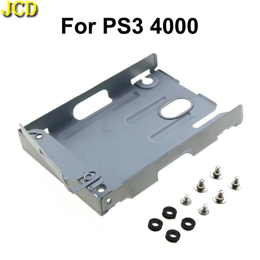 JCD Für PS3 Metall Festplatte Halterung Fall Slim HDD 4000 Stick Basis Fach Für PS3 Super Mit Schrauben Gaming Zubehör Image