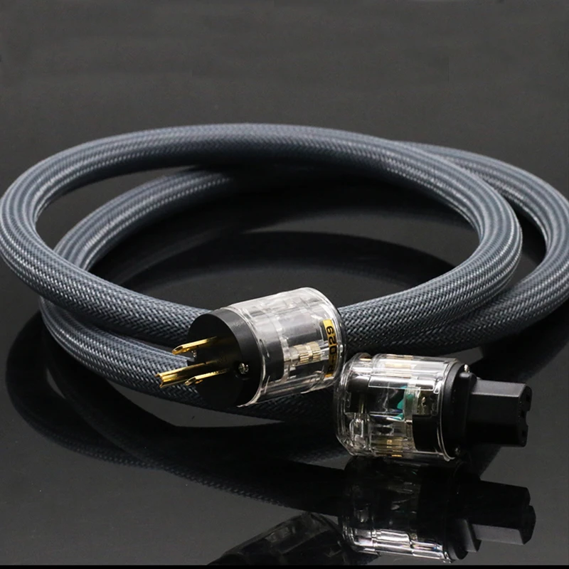 Hifi high-end 400 signatur version UNS/EU power schnur reinem kupfer power kabel mit P-029/P-029E power stecker stecker Image