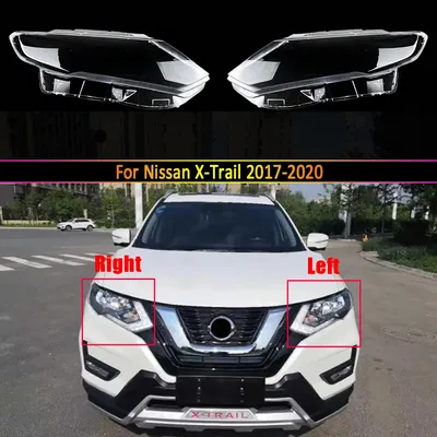 Headlight Lens For Nissan X-Trail 2017 2018 2019 2020 Headlamp Cover Replacement Car Head Lamp Auto Shell