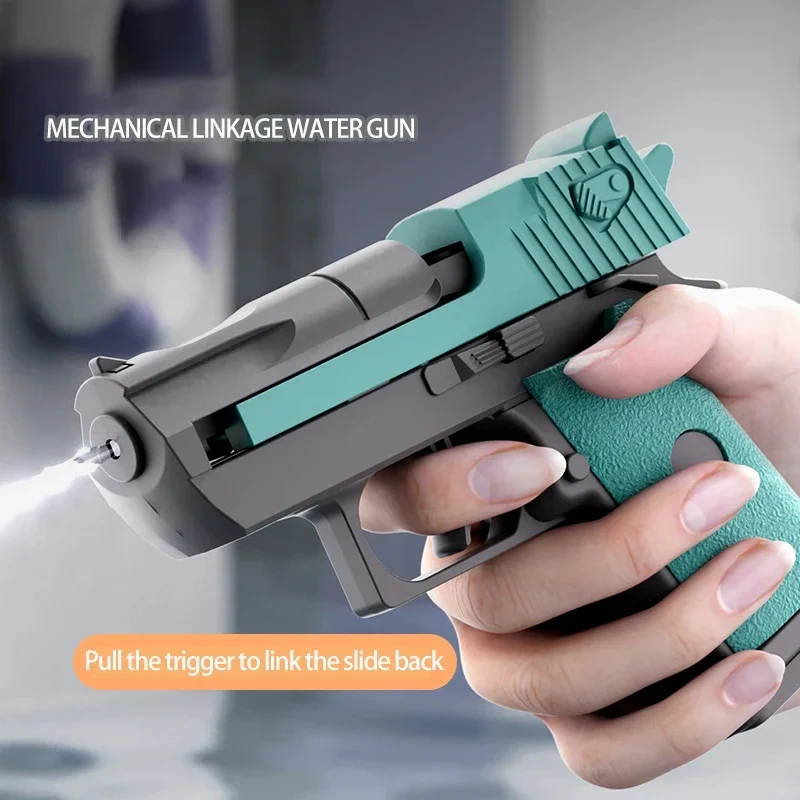 Mini pistolet à eau mécanique à tir continu, pistolet à eau pour l