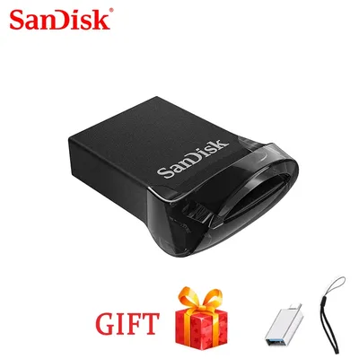 100% Sandisk cz430 USB 3,1 Stift Flash-Laufwerk Mini 512GB 64GB 16GB bis zu 130 MB/s-400 MB/s Pen drive PC-Stick 32GB 128GB 256GB Geschenk Image