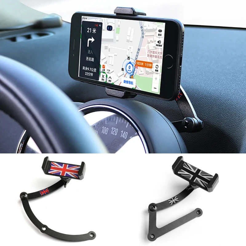Auto Halterung Telefon Halter Für MINI Cooper R50 R52 R53 R55 R56 R57 R60 R61 F54 F55 F56 F57 F60 2008-2020 Mobile GPS Halterung Clip Image