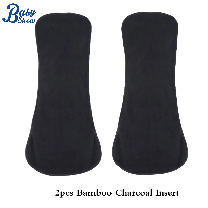 2 stücke Waschbar Erwachsene Windel 5 Schichten Polar Fleece Tuch Windel Liner Super Saugfähigen Wiederverwendbare Inkontinenz Erwachsene Windel Einsatz Pad Image