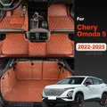 Per Chery Omoda 5 C5 5 posti 2025 2024 2023 2022 Tappetini per auto Tappetino per bagagliaio Auto personalizzato Rilievi del piede Copertura Accessori interni