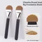 New Foundation Make-up Brush Round Head Ultra-thin Foundation Make-up Brush Liquid Foundation Flat