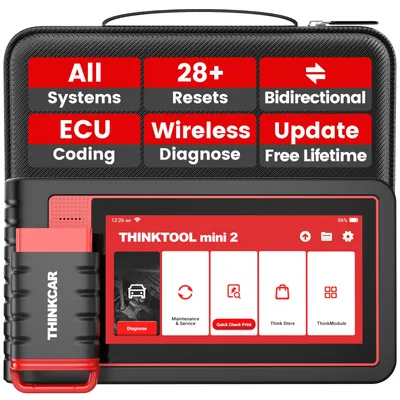 Thinktool Mini 2 OBD2 Scanner for All System Diagnostic Tool 28 Services ECU Coding Diagnostic