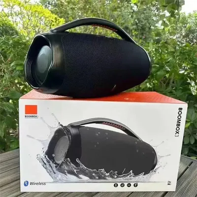 100W High Power BoomBox 3 Outdoor Portable Music God 3rd Generation Wireless Bluetooth Speaker Ultra Low Bass Bluetooth Speaker