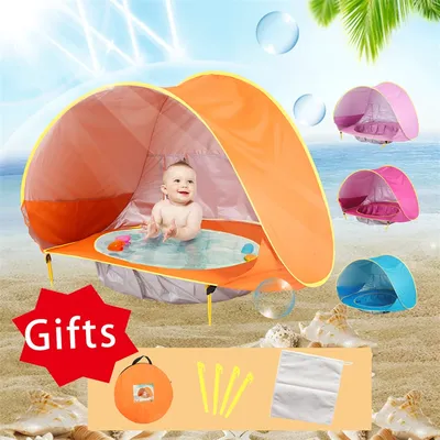 Baby Beach Tent Portable Shade Pool UV Protection Sun Shelter For Infant Outdoor Toys Child Swimming