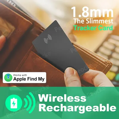 Wallet Anti-loss Card Location Tracking GPS Smart Tag with iPhone Find My Bluetooth Device