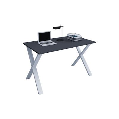 VCM Schreibtisch Lona Silber / Anthrazit H. 76 x B. 140 x T. 50 cm Image