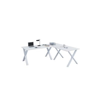 VCM Schreibtisch Lona Weiß / Weiß H. 76 x B. 160 x T. 130 cm Image